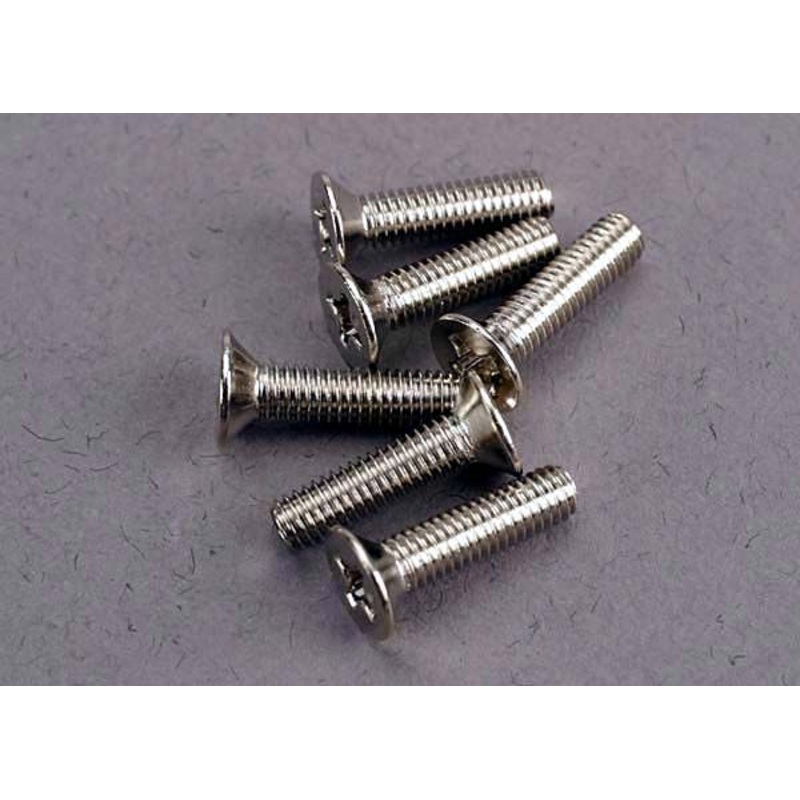 Traxxas Screws Countersunk 3x12mm (6)