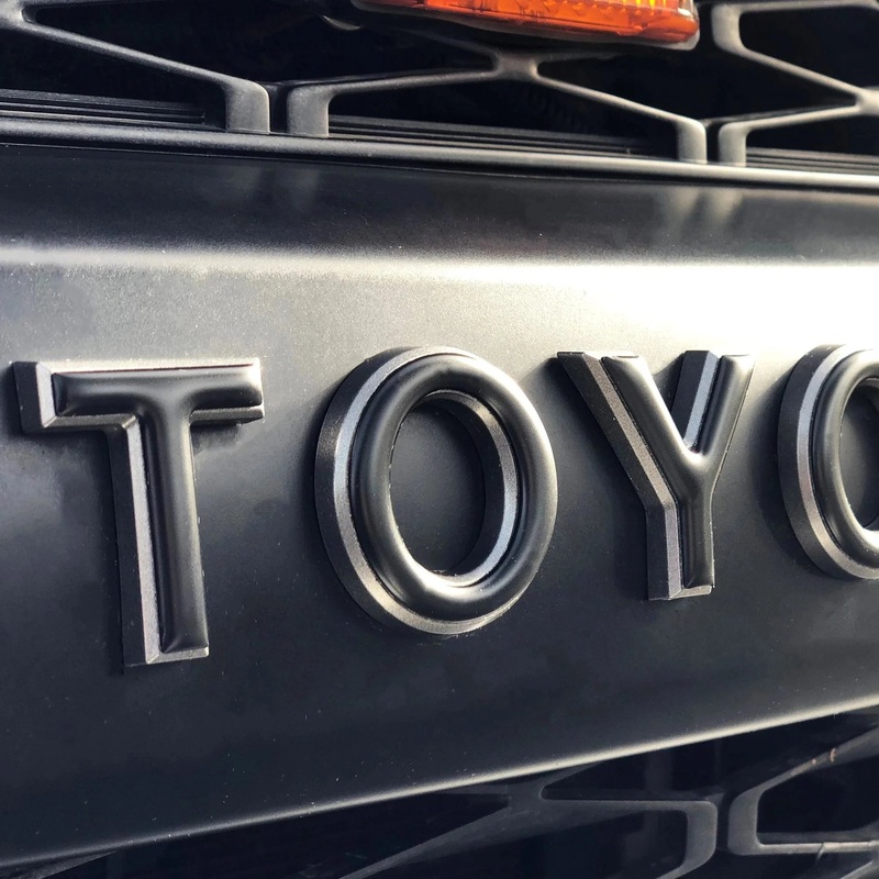 Tufskinz Grille Letter Overlays for  4Runner (2010-2024)