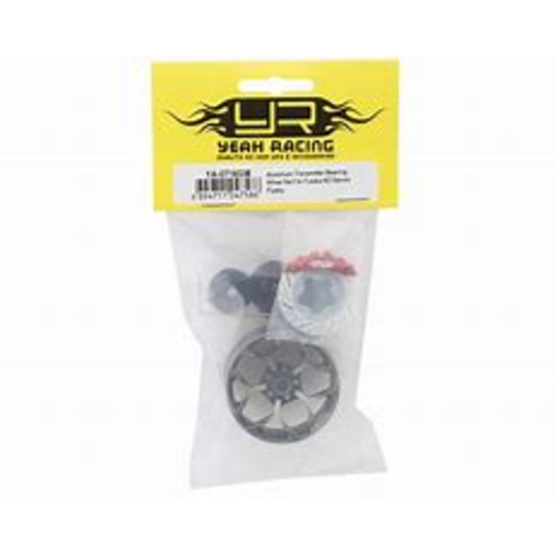 Yeah Racing Aluminum Transmitter Steering Wheel & Brake Disc