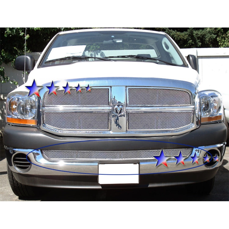 APS GR04GEC75T Lower Bumper Mesh Grille Fits 2002-2008 Dodge Ram