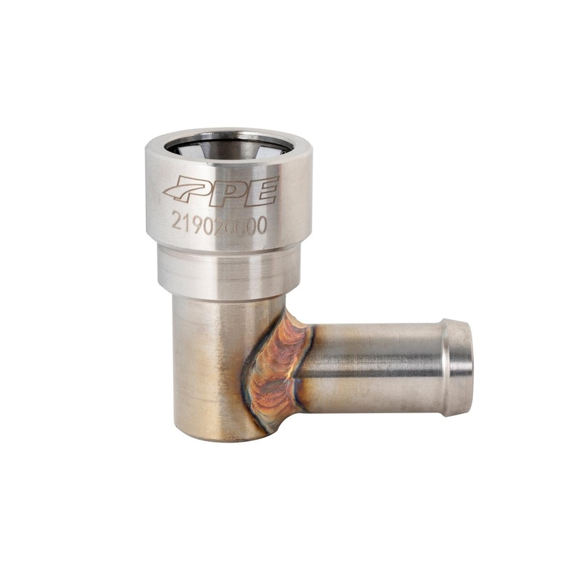 Heater Hose Connector 5/8 Inch 90 Degree 2010-2024 Dodge Ram 2500/3500 Pacific Performance Engineering
