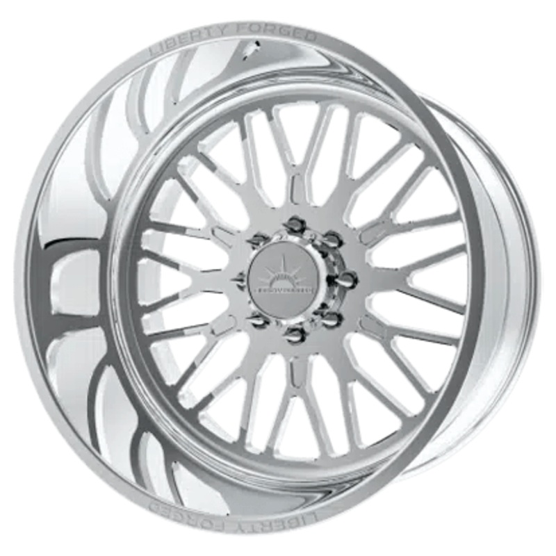 24×14 Liberty Forged LBTY21 – 8×170 Lug Pattern – Polished (Set of 4)