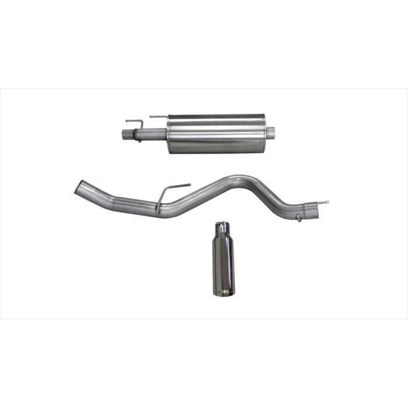Corsa Performance – Sport / 3.0 in Cat-Back SSE 4.0 Single Tip | Ford F-150 EcoBoost 2015-2020 2.7T, 3.5T