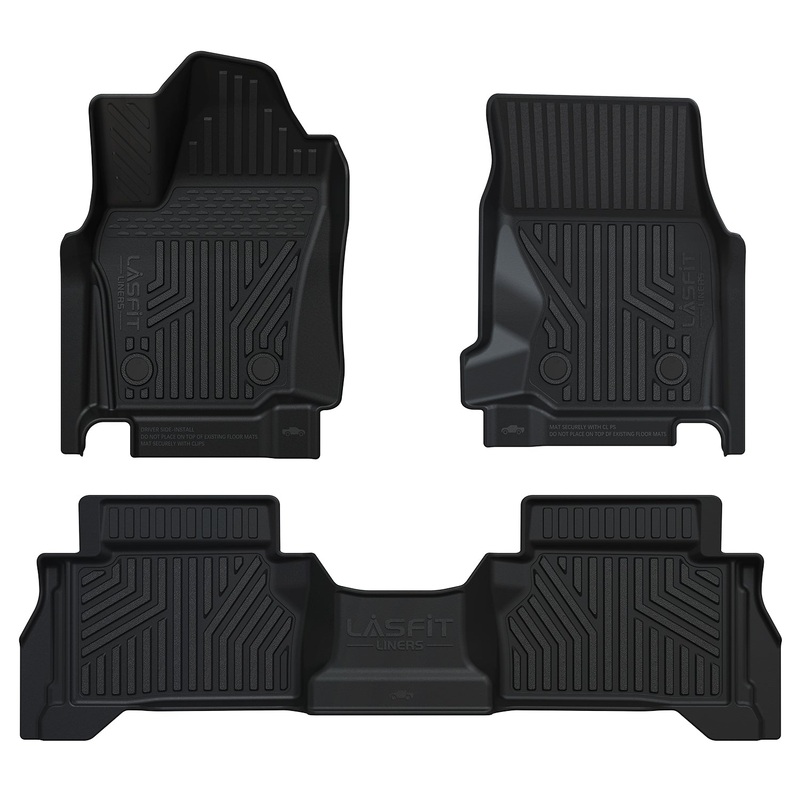Fit for 2024-2025 Toyota Tacoma All-Weather Floor Mats(Not for Hybrid)