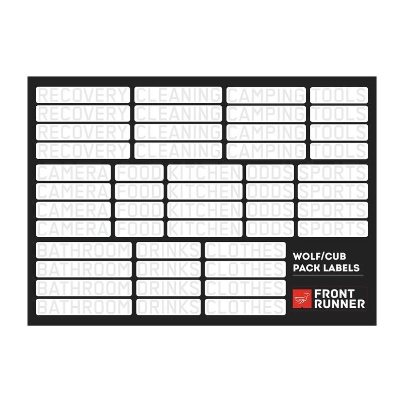 Front Runner Wolf/Cub Pack Campsite Organizing Labels