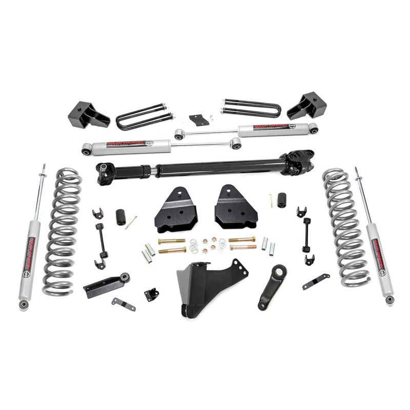 Rough Country 4.5 Inch Lift Kit DRW FR Drive Shaft Fits Ford F-350 4WD 2017-2022