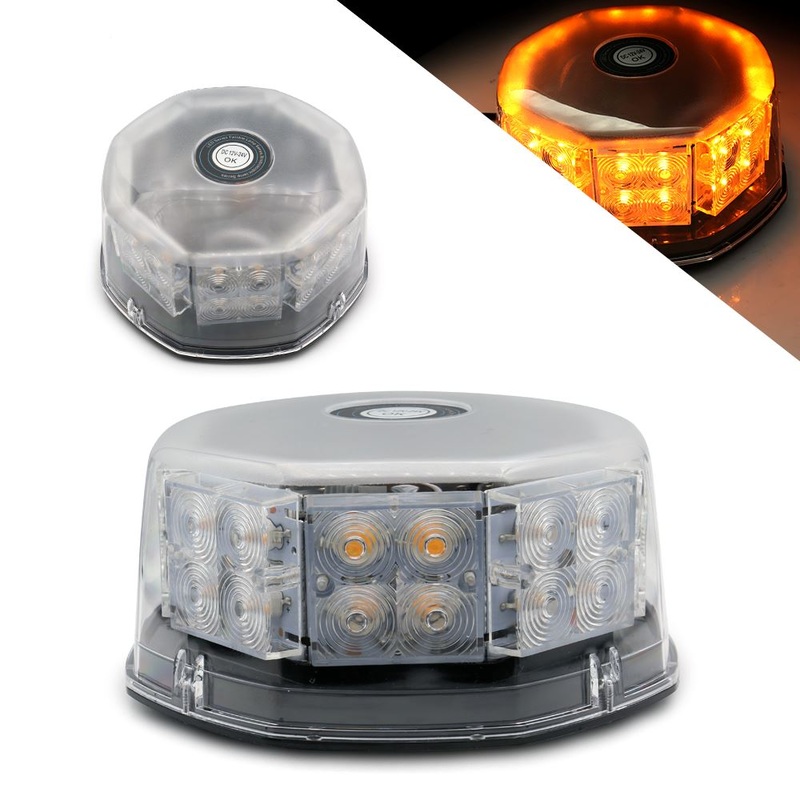 SYNETICUSA 32w Emergency Hazard Warning Strobe Roof Top LED Light Bar (Amber)