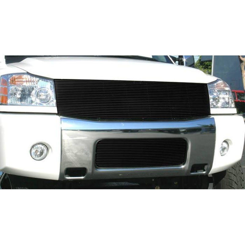 T-REX Grilles 20780B Black Aluminum Horizontal Grille Fits 2004-2007 Nissan Armada