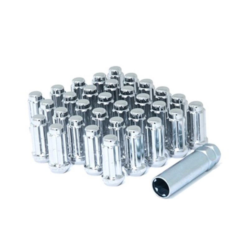 14×2 Gorilla Automotive Chrome 32 Lug Kit With Key