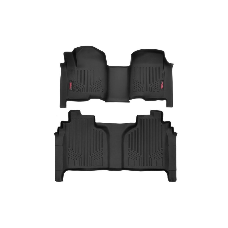 Floor Mats | FR & RR | OV Hump | Crew | Chevy/GMC 1500/2500HD/3500HD (19-24)