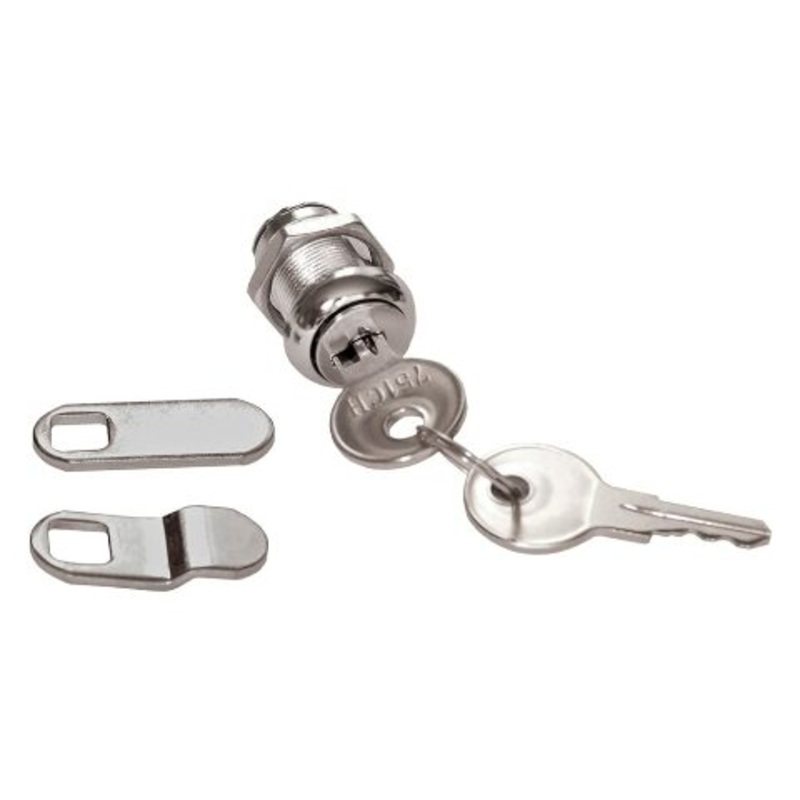 RV Designer L427, Econo Cam Lock, 7/8 inch, Keyed Code 751, Compartment Hardware, Siliver