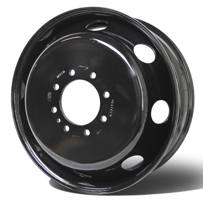 19.5×6.00 8x210mm Black Steel (Chevy/GM 3500 2011-Present)
