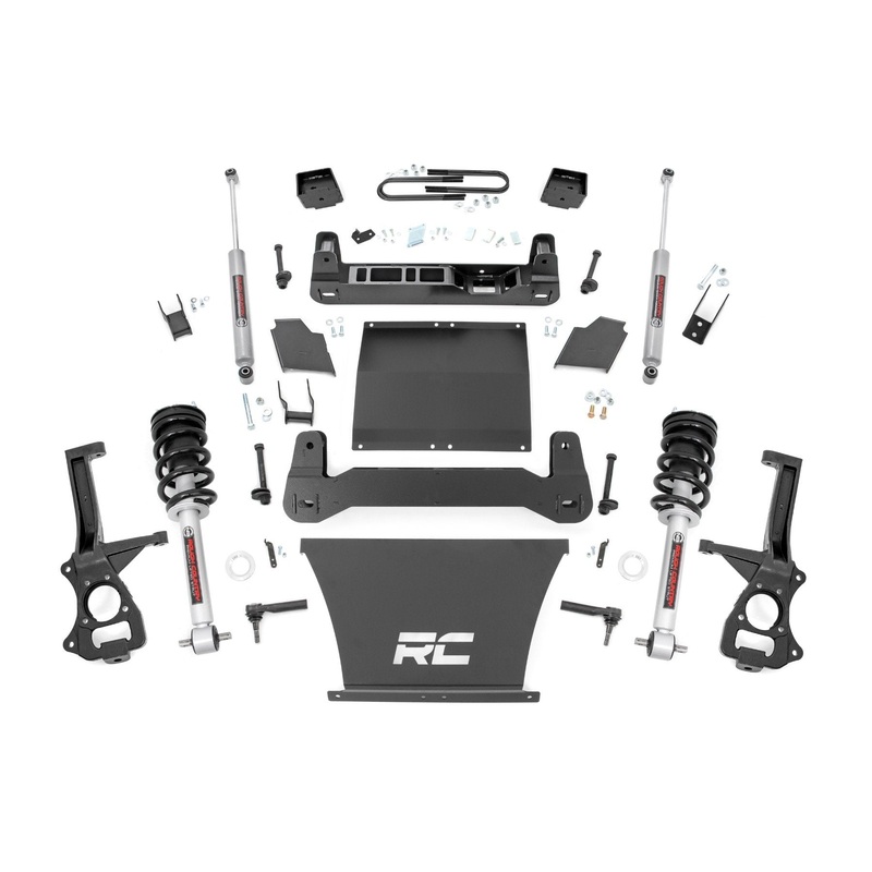 6 Inch Lift Kit |Mono Leaf Rear | N3 Struts | GMC Sierra 1500 2WD/4WD (19-24)