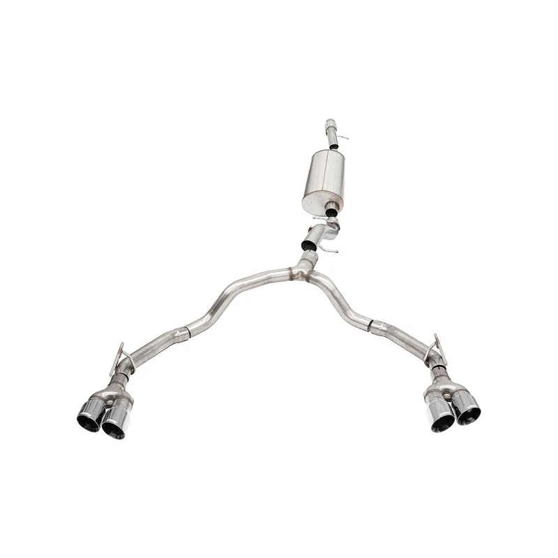 Corsa Performance – Sport / 3.5 in Cat-Back DRE 4.0 in Twin Tips | 2021-2025 Chevrolet Tahoe, GMC Yukon Denali 6.2L