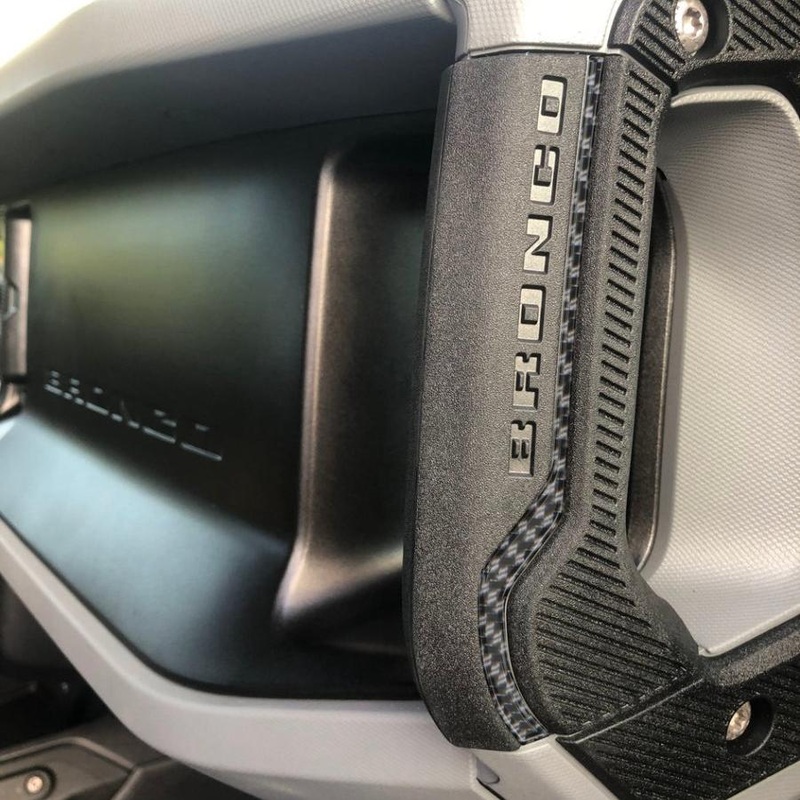 Tufskinz Front Grab Rail Line Inserts for Ford Bronco (2021-2024)