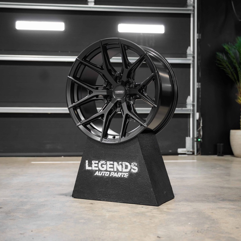 20×10 Vossen Forged HF6-4 0F08 Super Deep Lip – 6×135 Lug Pattern – Satin Black (Set of 4)