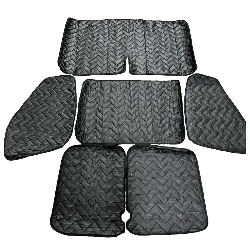 Insulated Magnetic Blackout Window Coverings Kit – Ford Transit Front, Rear and Side Windows