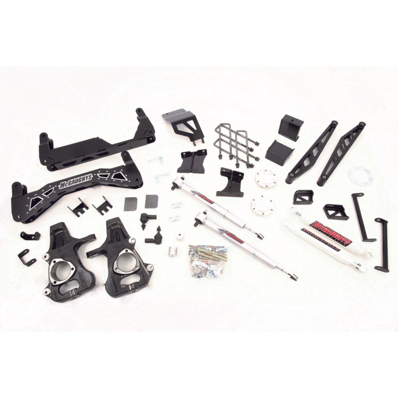 McGaughys – *7-9 Lift Kit (S/S Black) 2014-2016 GM Truck 1500, CAST, 4wd, (#50767-SSB)