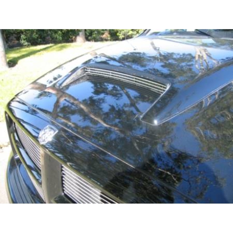 T-REX Grilles 20463 Polished Aluminum Horizontal Hood Scoop Fits 2002-2005 Dodge Ram 1500 Ram 2500 Ram 3500