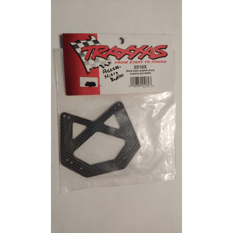 Traxxas Shock Tower, Graphite (Front)/Hardware
