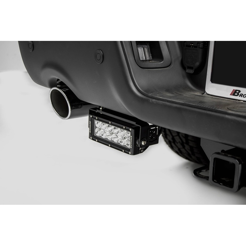 ZROADZ Z384551 Black Mild Steel Rear Bumper LED Bracket Fits 2015-2018 Ram Rebel
