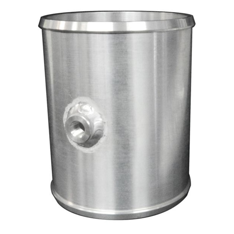 Billet Aluminum Coupler 1/8 Inch Npt 4 Inch OD X 5.0 Inch Long PPE Diesel