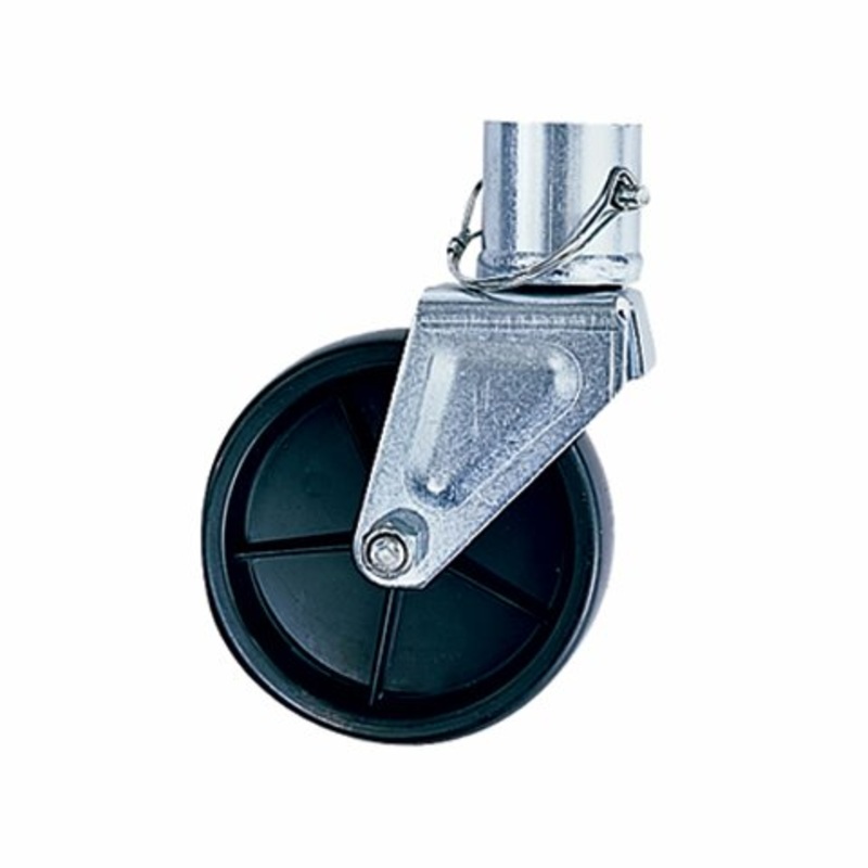 Bulldog 500245 Black Universal 6″ Trailer Jack Poly Wheel Caster with Pin (1200 lbs. Capacity)