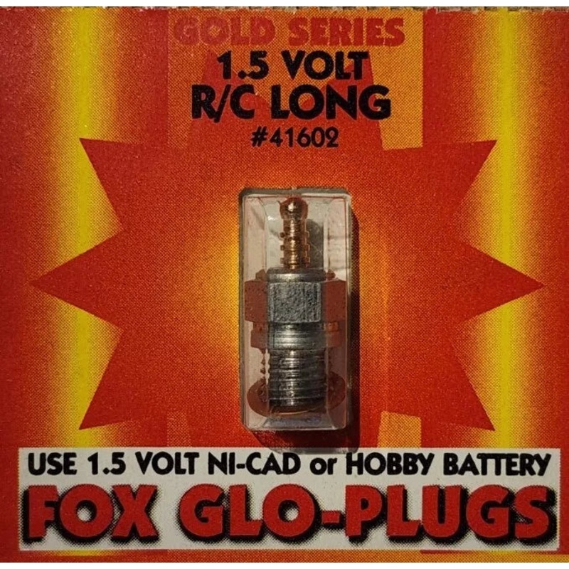 Fox Glo-Plug 1.5V R/C Long
