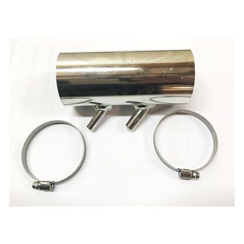 KIT includes two heavy duty hose clamps & one double-tee adapter 101310