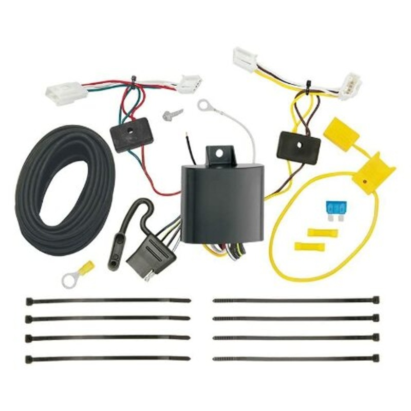 Tekonsha T-One T-Connector Harness, 4-Way Flat, Compatible with Select Scion iM : Toyota Corolla, Corolla iM