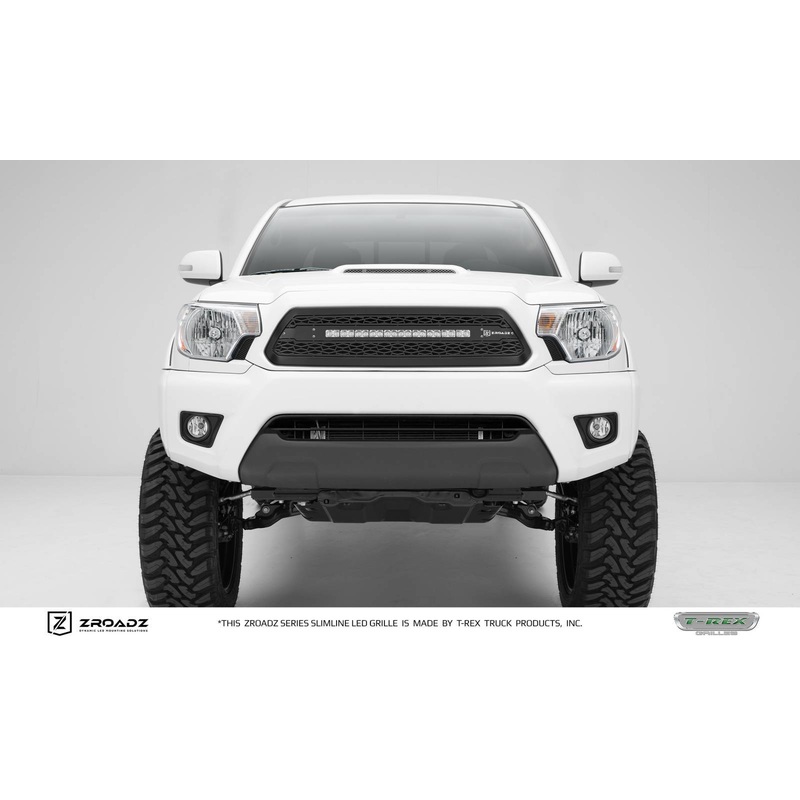 ZROADZ Z319381 Black Mild Steel Main Grille Fits 2012-2015 Toyota Tacoma