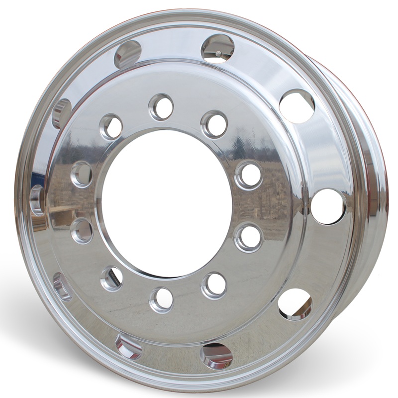 22.5×8.25 Accuride 10×11.25″ Stud Pilot (Budd) High Polish Both Sides