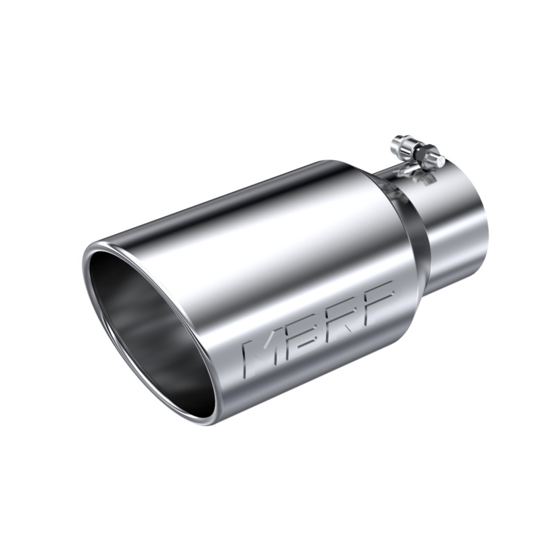 MBRP Tip, 6″ O.D. Angled Rolled End 4″ inlet 12″ length, T304