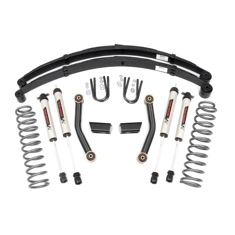3 Inch Lift Kit | Series II | RR Springs | V2 | Jeep Cherokee XJ (84-01)