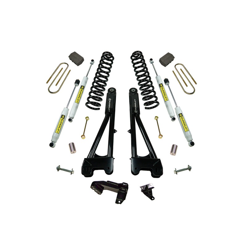 4″ Lift Kit – 11-16 F250/F350 4WD – Dsl w/ Replacement Radius Arms w/ SL Shocks K987