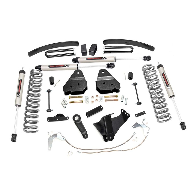 Rough Country 6 Inch Lift Kit Gas V2 Fits Ford F-350 4WD 2008-2010