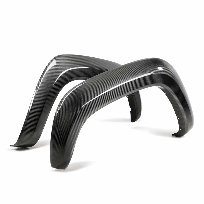 SEIBON 2016-2023 Toyota Tacoma Carbon Fiber Front Fender Flare