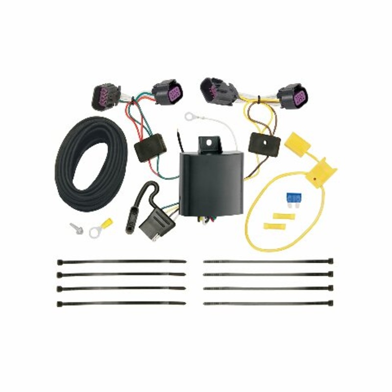TEKONSHA T-One T-Connector Harness, 4-Way Flat, Compatible with Select RAM ProMaster City