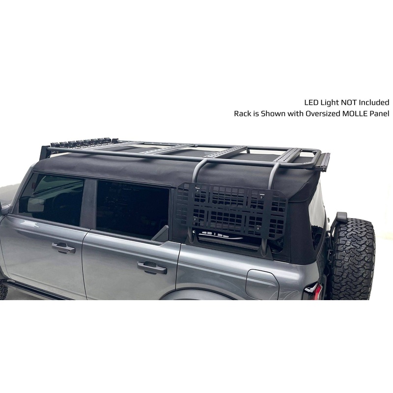 ZROADZ Z845471 Black Mild Steel Roof Rack Fits 2021-2023 Ford Bronco