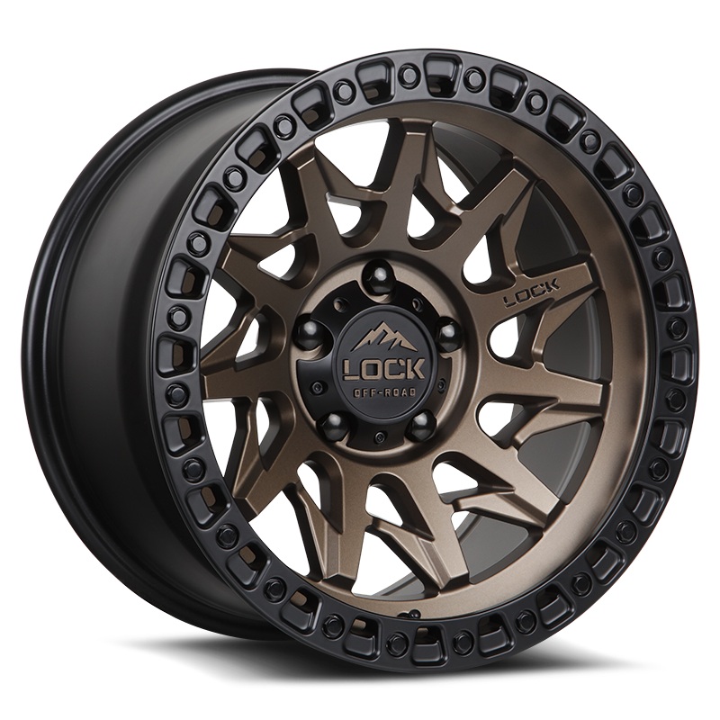Lock Off-Road Lunatic Wheel (Matte Bronze)