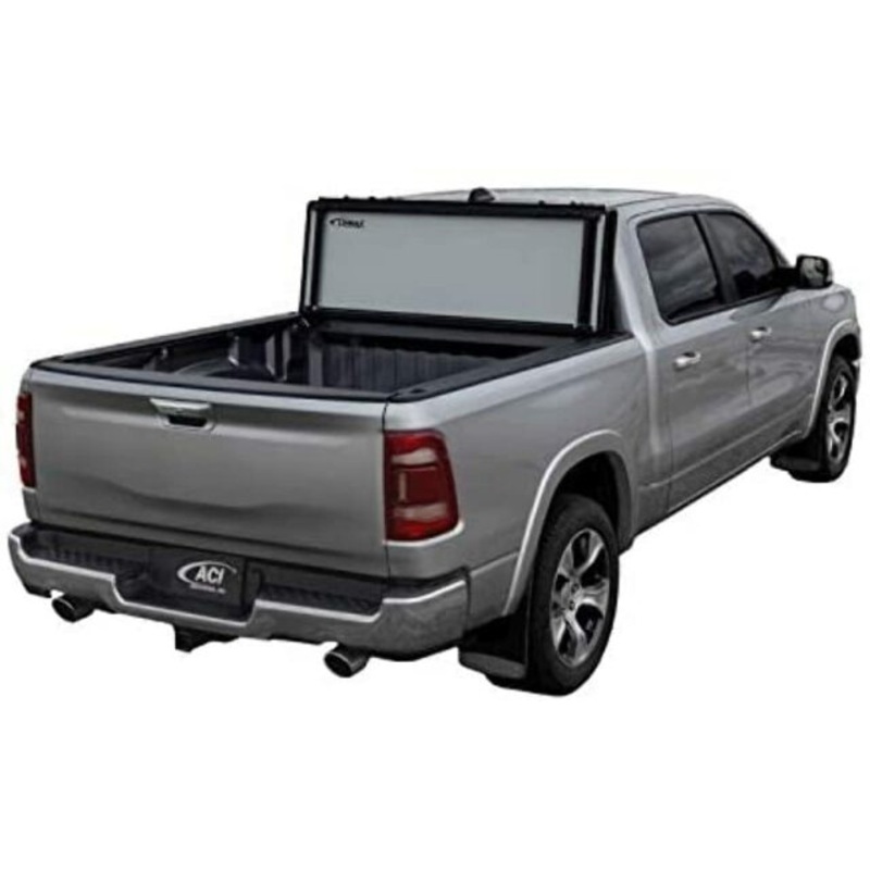 LOMAX G3060019 Stance Hard Tri-Fold Cover; Black Urethane Finish; Single Rail;