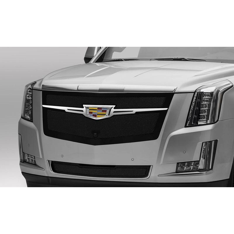 T-REX Grilles 51191 Black Stainless Steel Small Mesh Grille Fits 2015i-2020 Cadillac Escalade Escalade EXT Escalade ESV