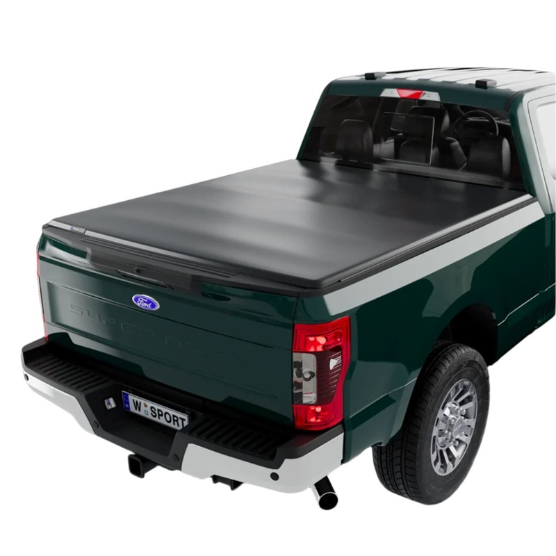 Tonneau Covers I WORKSPORT 1999-2016 Ford F-250 / F-350 SC4 PRO Vinyl Full Bed Access Quick Latch Trifold Soft Tonneau Cover