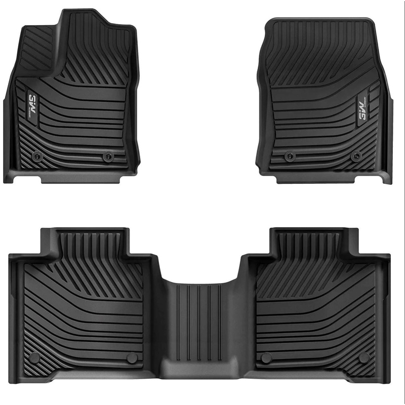 3WLINERS 2022-2025 Toyota Tundra CrewMax Cab TPE Material & All-Weather Protection Custom Floor Mats