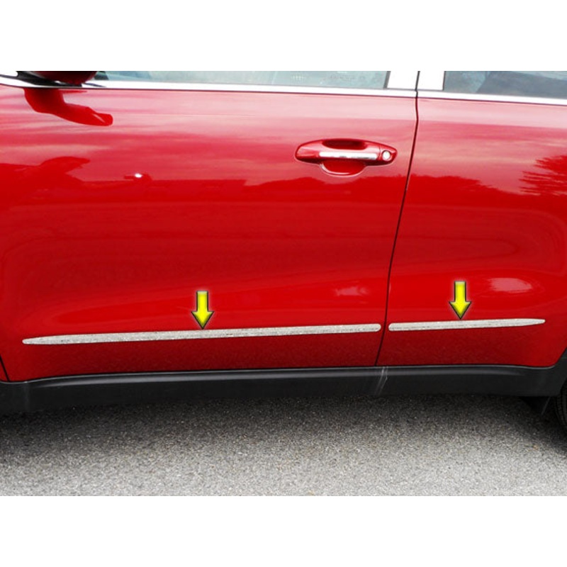 Kia Sportage 2017-2022, 4-door, SUV (4pc Stainless Steel Body Side Molding Accent) AT17836 QAA