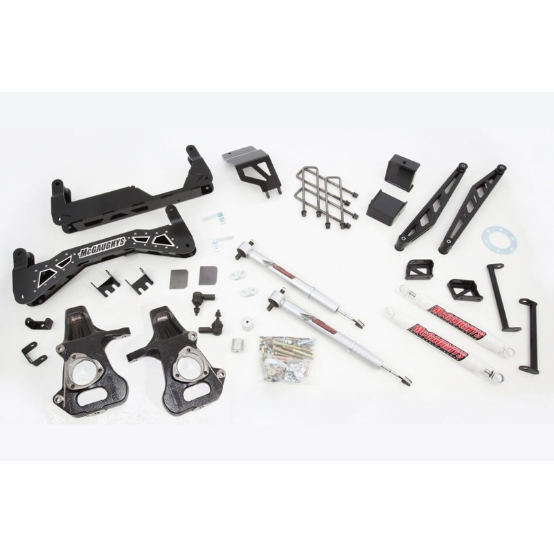 McGaughys – *7-9 Lift Kit (S/S Black) 2014-2016 GM Truck 1500, CAST, 2wd (#50766-SSB)