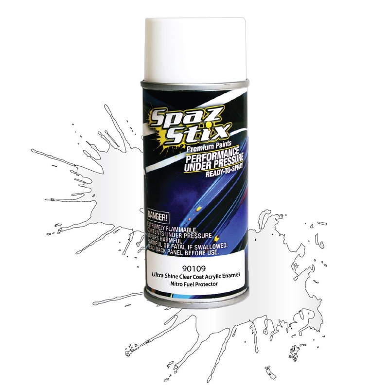 Spaz Stix Ultra Shine Clear Acrylic Enamel Aresol 3.5OZ