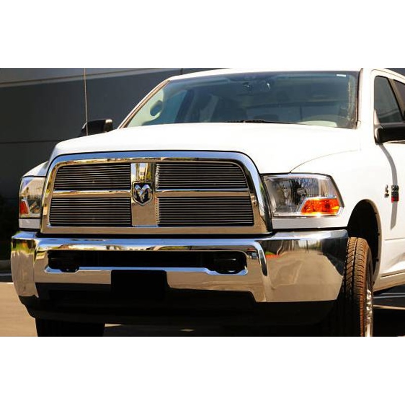 T-REX Grilles 21451 Polished Aluminum Horizontal Grille Fits 2010-2012 Ram 2500 3500