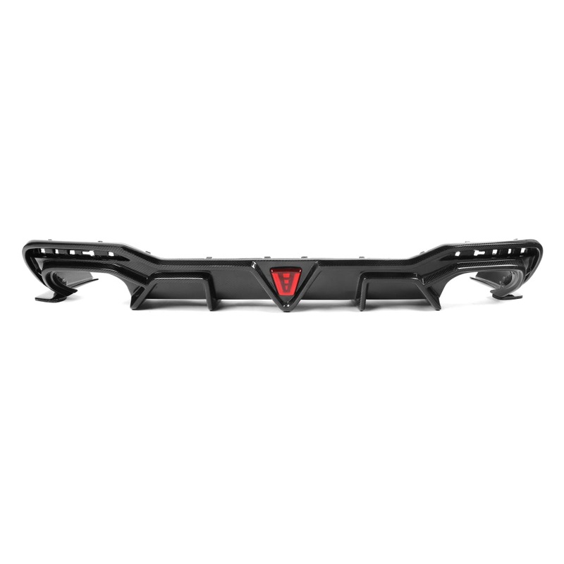 2020+ Audi A4 Carbon Fiber Rear Diffuser with LED Brake Light | B9.5 A4