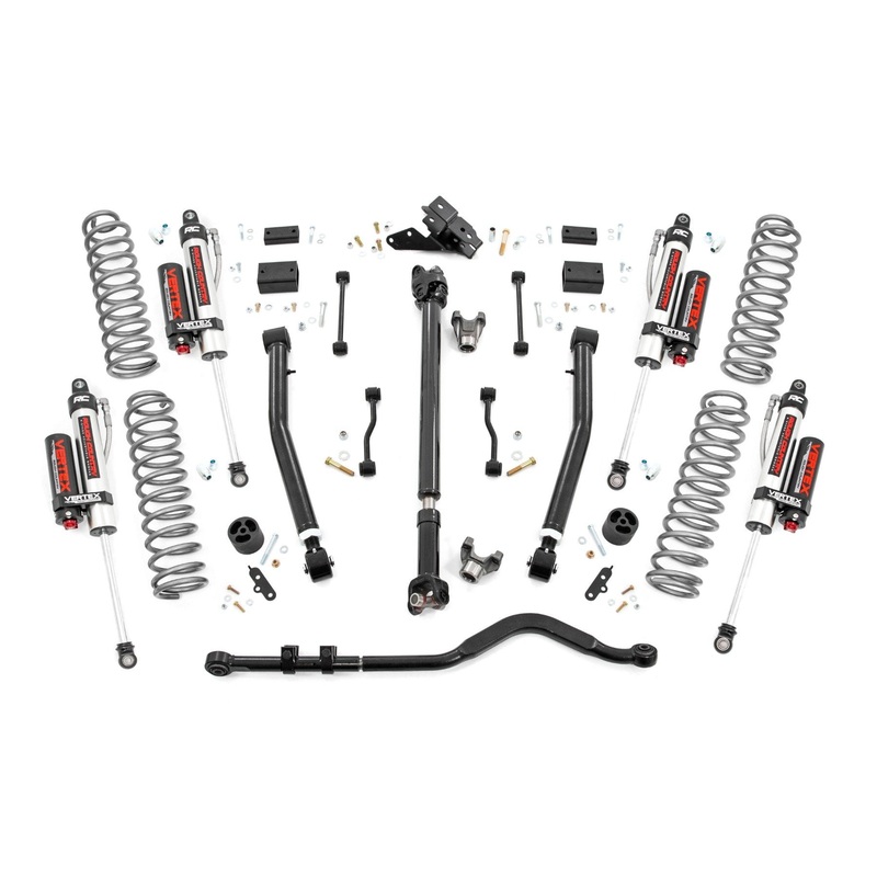 3.5 Inch Lift Kit | Adj LCA | FR D/S | Vertex | Jeep Wrangler Unlimited Rubicon (18-23)